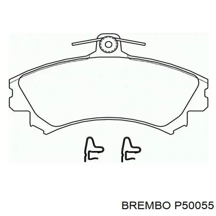 Купить P50055 Brembo Колодки тормозные