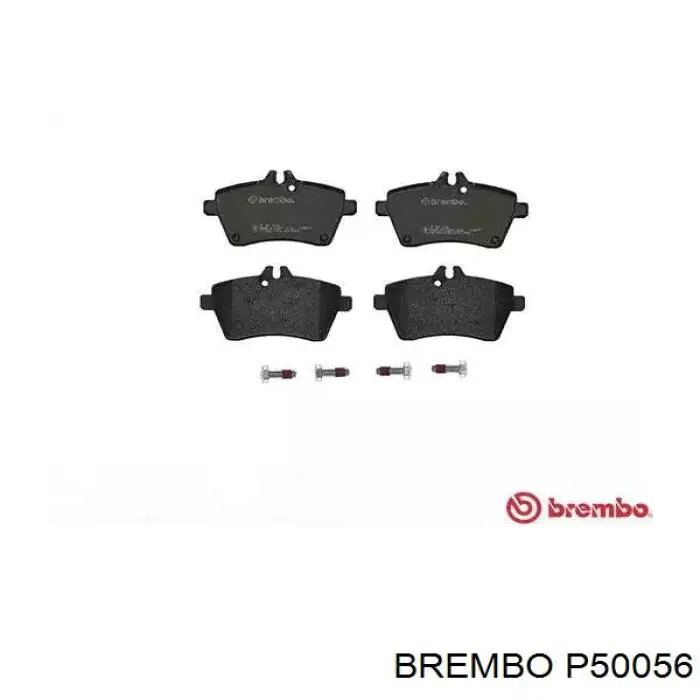 P50056 Brembo колодки тормозные передние дисковые