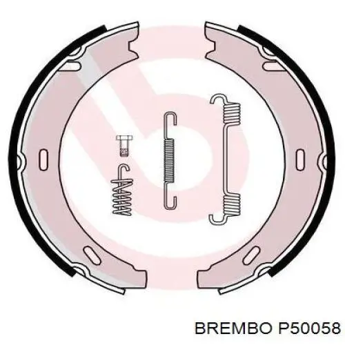 Купить P50058 Brembo Колодки тормозные задние, дисковые