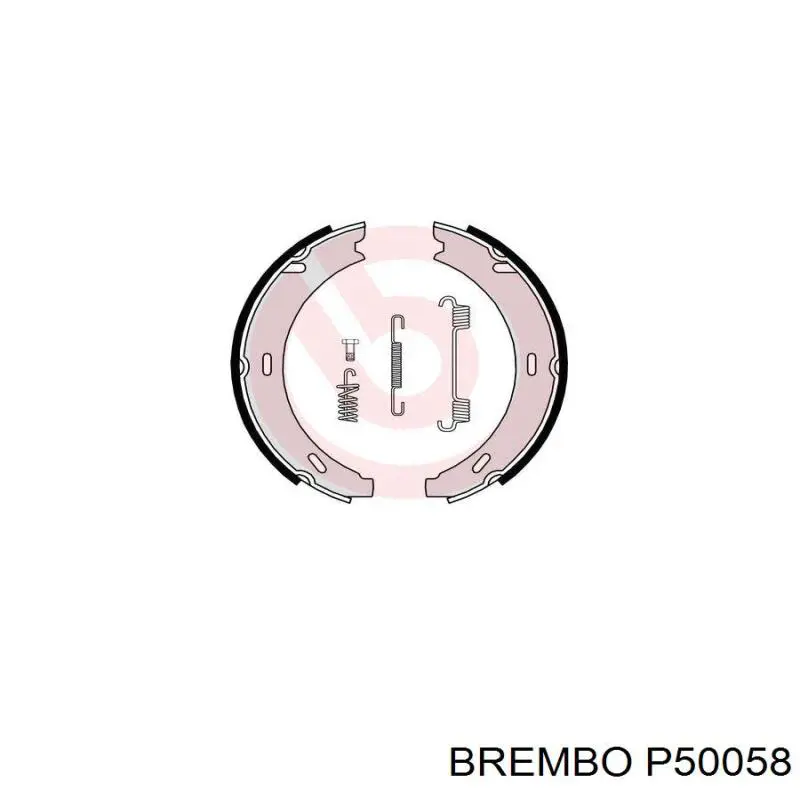 Задние тормозные колодки P50058 Brembo