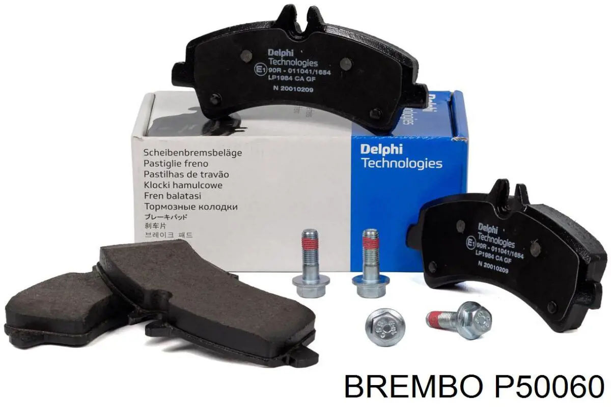 Купить P50060 Brembo Колодки тормозные задние, дисковые
