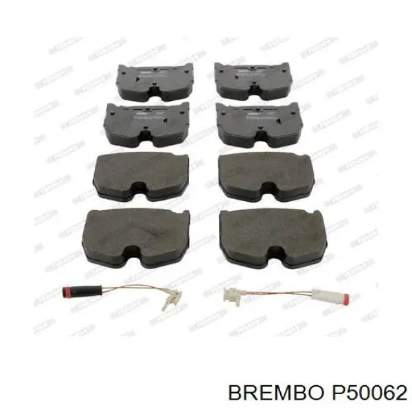 Pastillas de freno delanteras P50062 Brembo