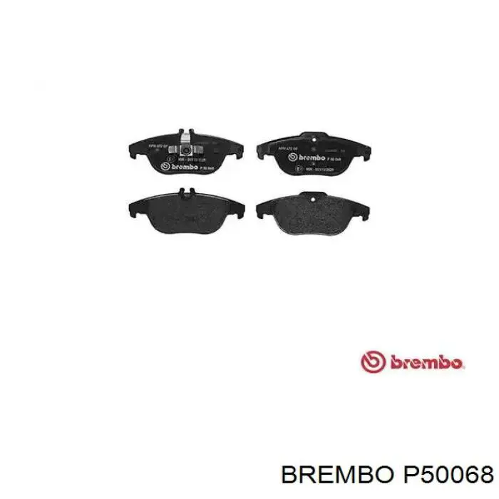 Колодки дисковые  Brembo P50068 цена, от 31.26 USD