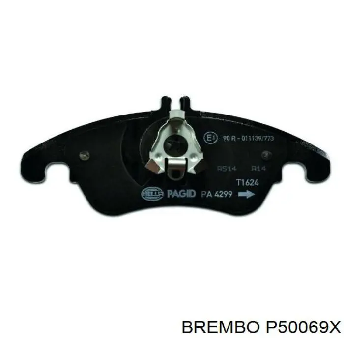 Колодки Brembo P50069X цена, от 87.41 USD