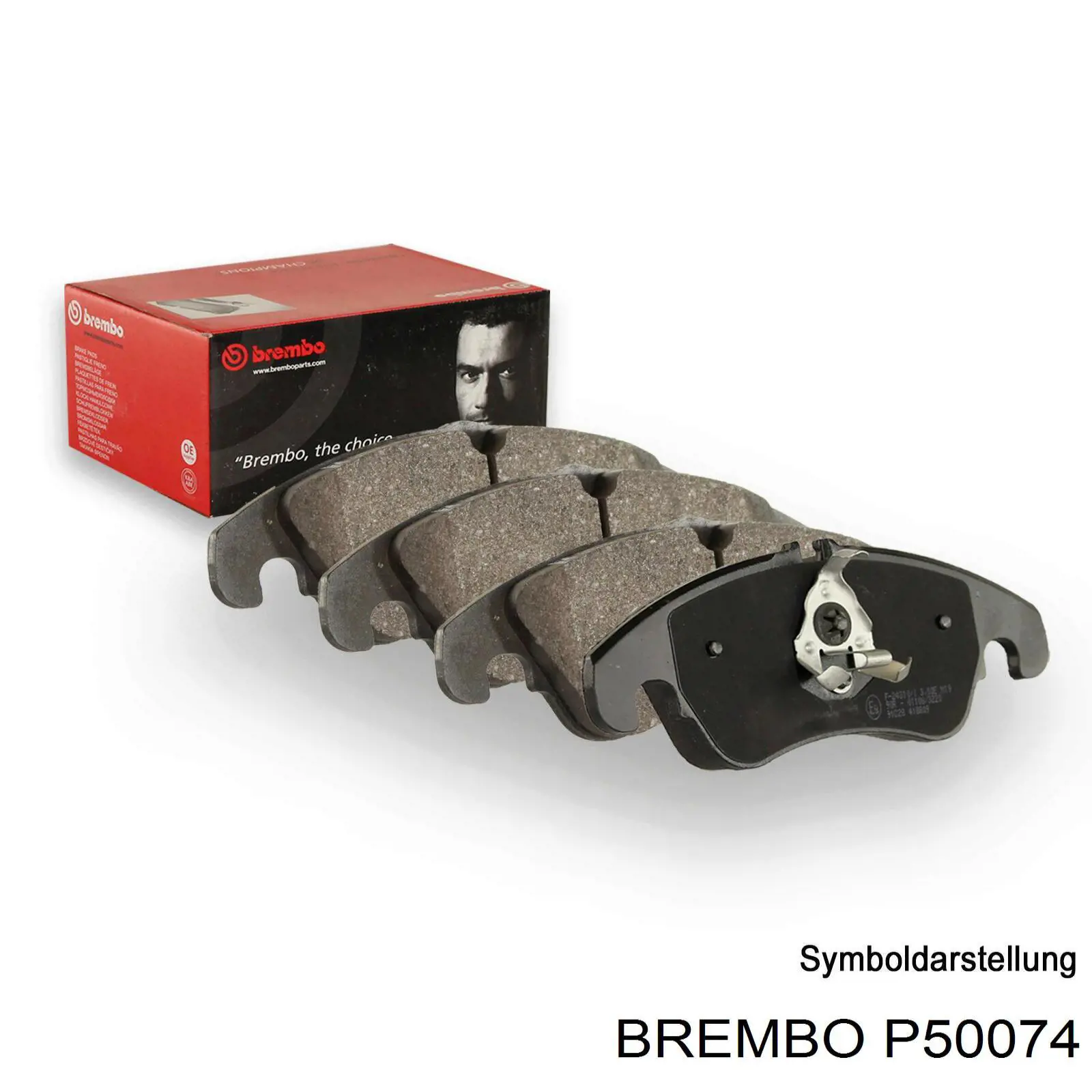 P50074 Brembo Колодки передние