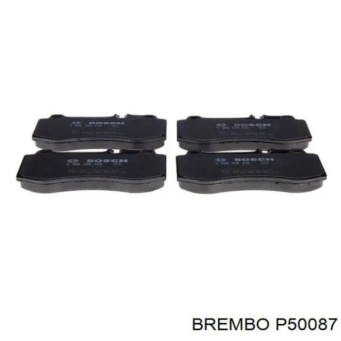 P50087 Brembo Колодки передние