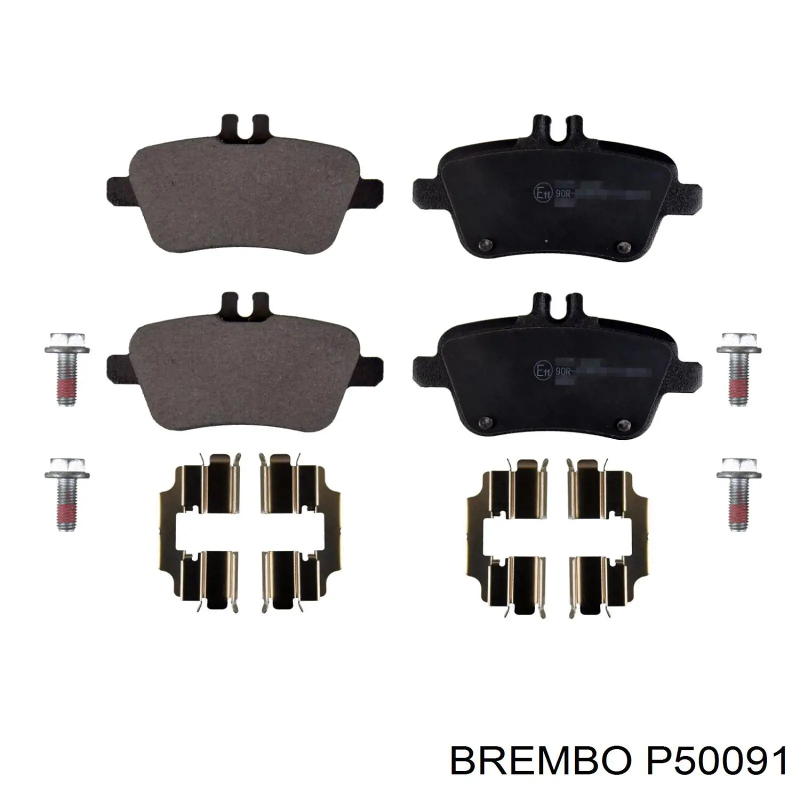 Задние дисковые колодки Brembo P50091
