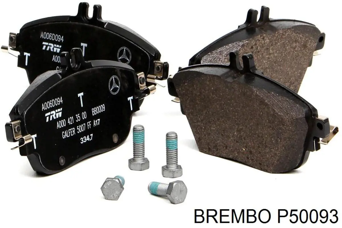 Передние тормозные колодки P50093 Brembo