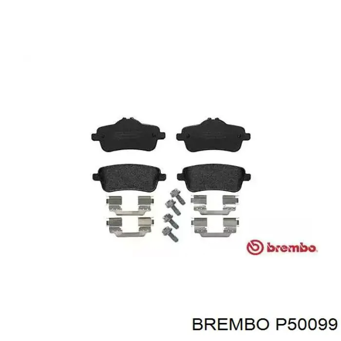 Задние тормозные колодки P50099 Brembo