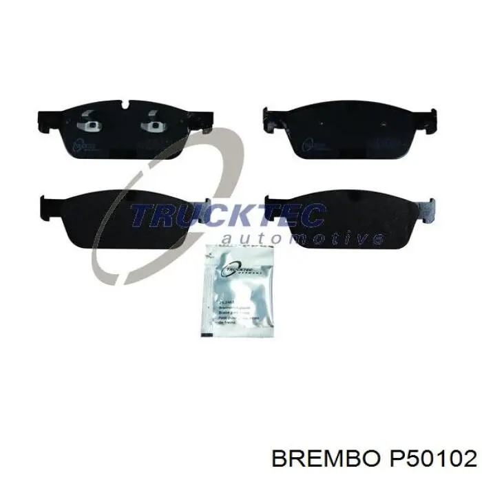 Купить P50102 Brembo Колодки тормозные