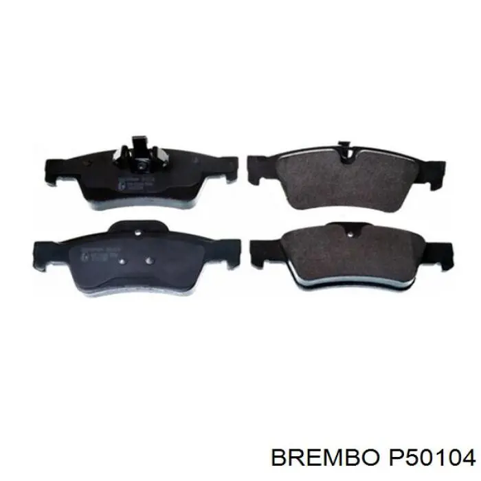 P50104 Brembo Колодки тормозные дисковые комплект