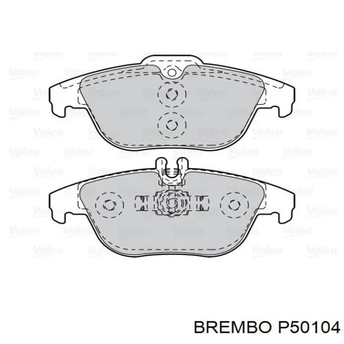 Колодки дисковые  Brembo P50104 цена, от 33.99 USD
