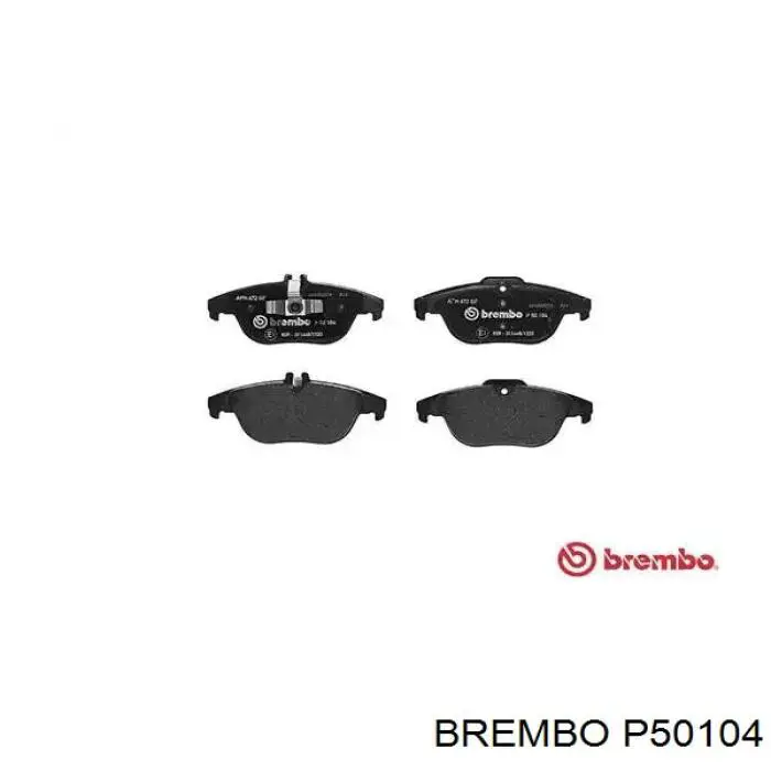 Задние тормозные колодки P50104 Brembo