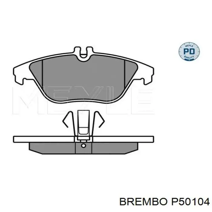 Задние тормозные колодки P50104 Brembo