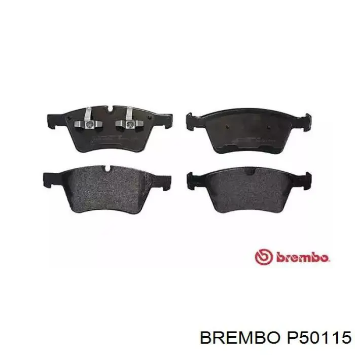 P50115 Brembo колодки тормозные передние дисковые