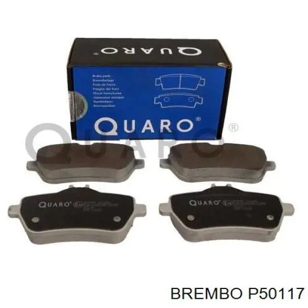 Задние дисковые колодки Brembo P50117