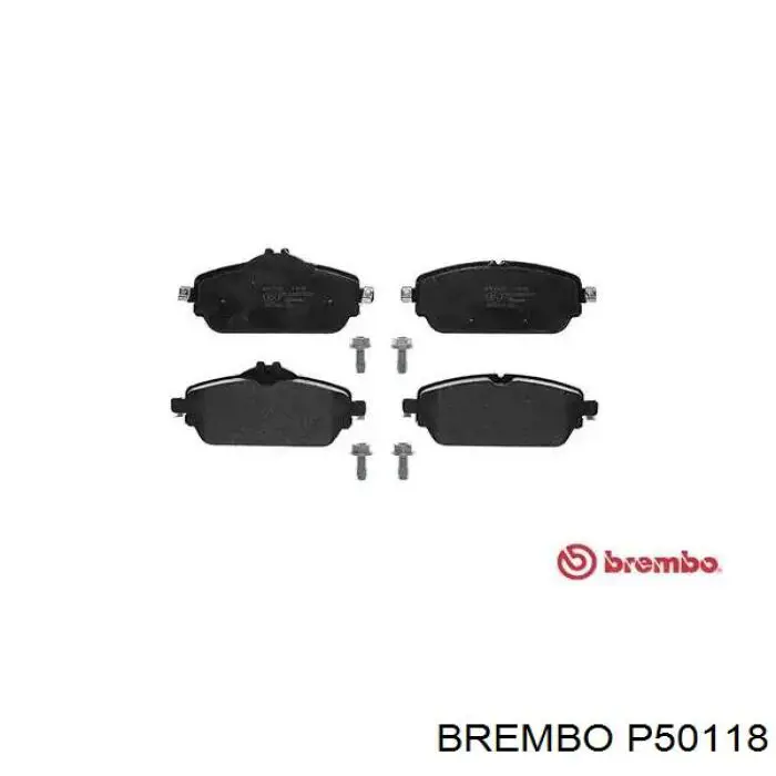 P50118 Brembo sapatas do freio dianteiras de disco