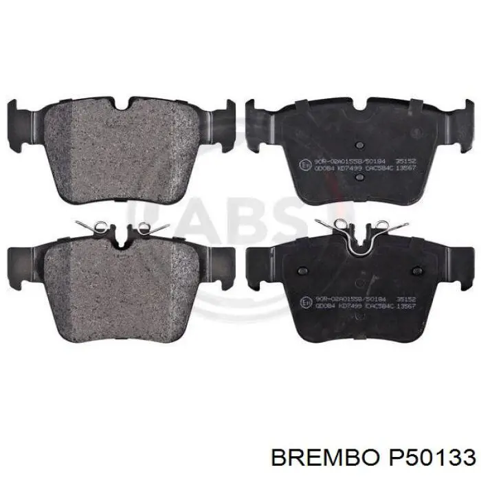 Задние дисковые колодки Brembo P50133
