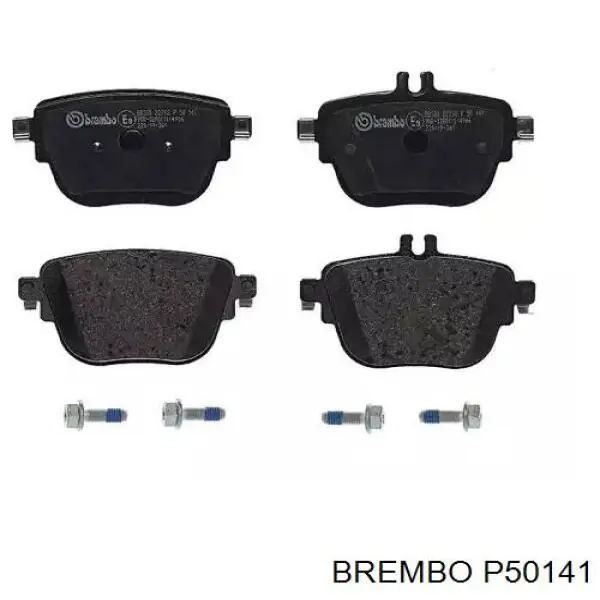 P50141 Brembo задние тормозные колодки