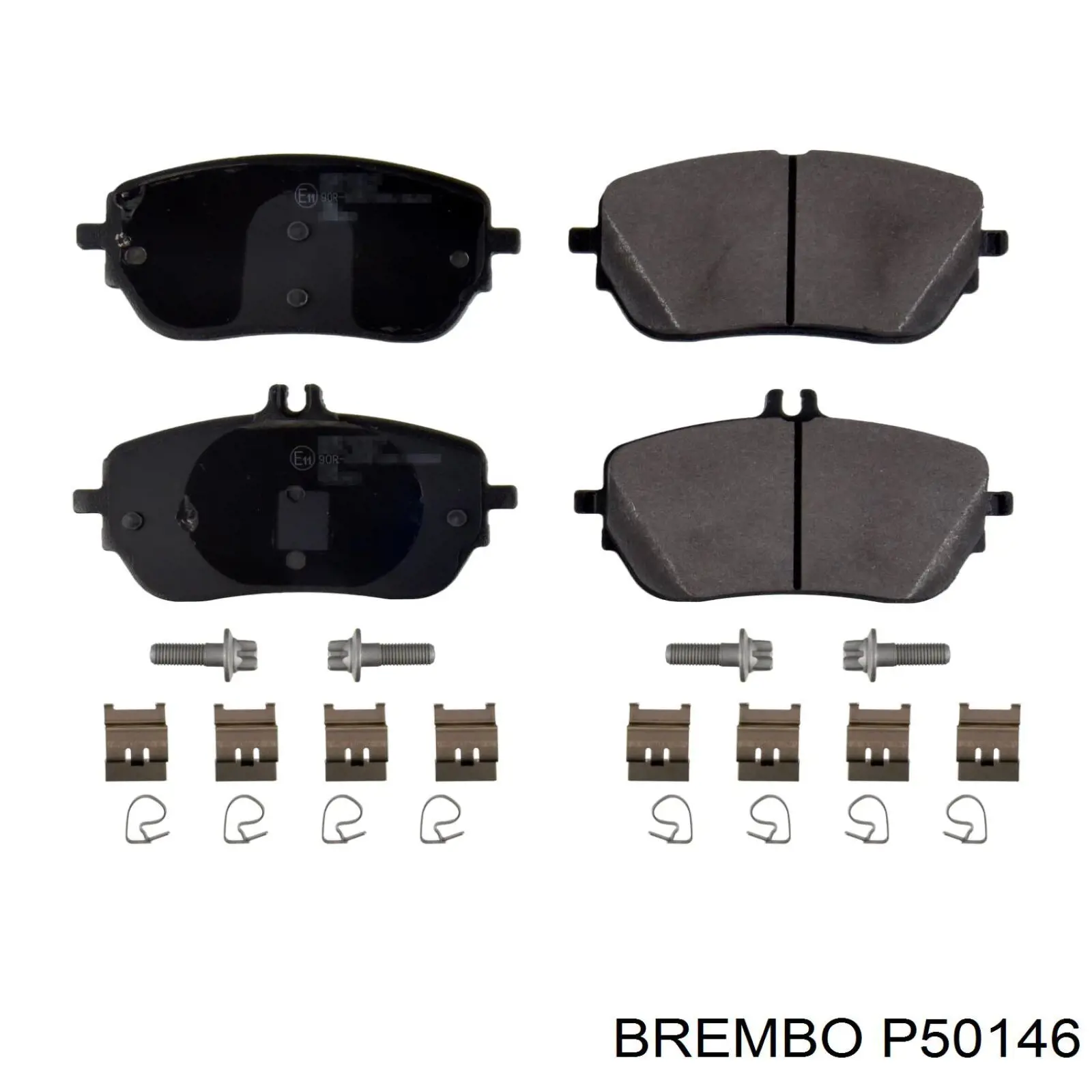 P50146 Brembo sapatas do freio dianteiras de disco