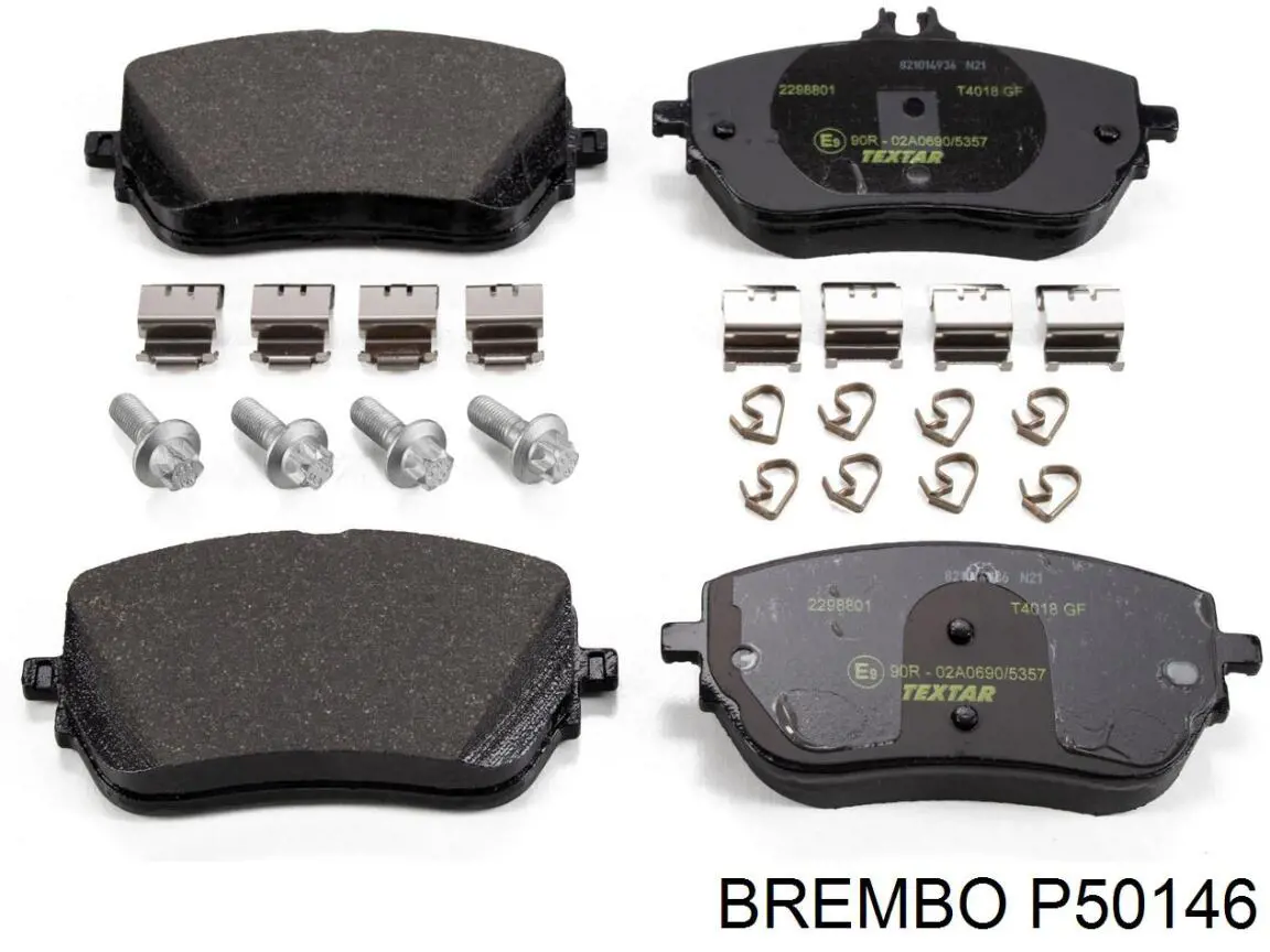 P50146 Brembo Колодки передние
