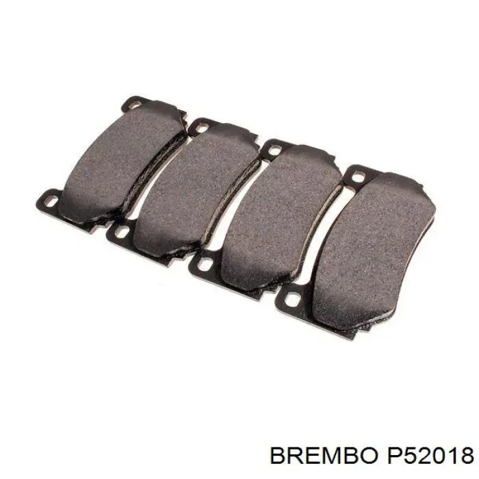 Pastillas de freno delanteras P52018 Brembo