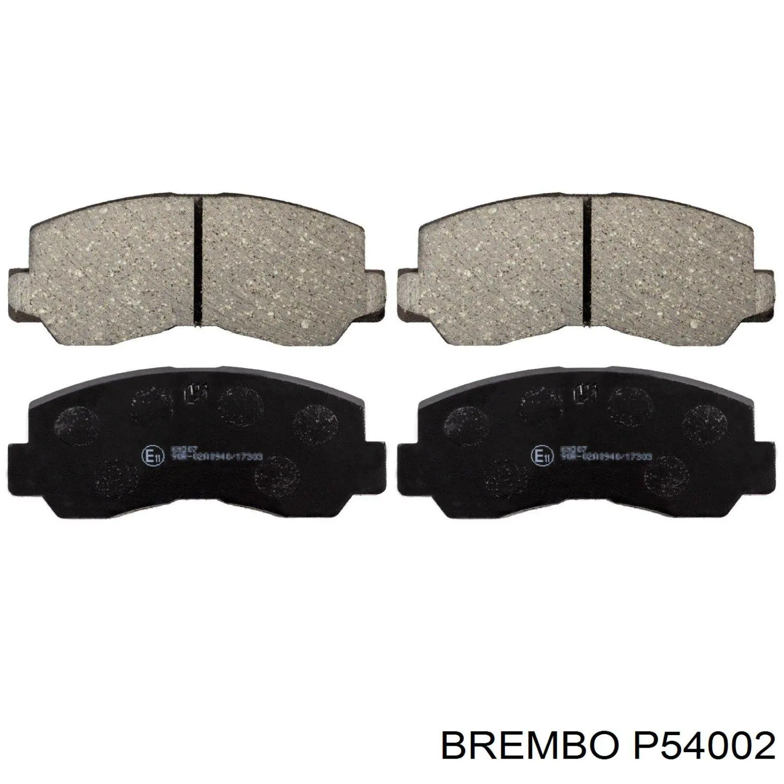 Передние тормозные колодки P54002 Brembo