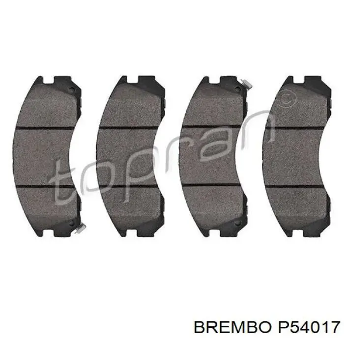 Передние тормозные колодки P54017 Brembo