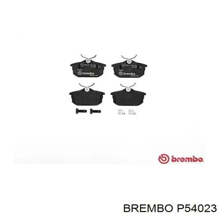 P54023 Brembo задние тормозные колодки