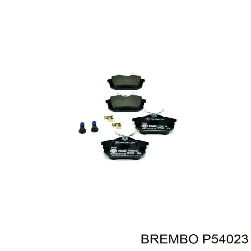 Задние тормозные колодки P54023 Brembo