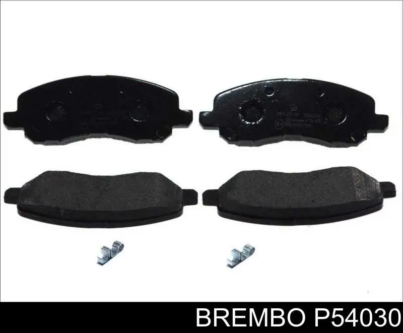 P54030 Brembo колодки тормозные передние дисковые