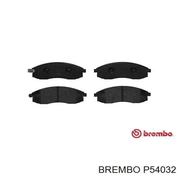 P54032 Brembo передние тормозные колодки