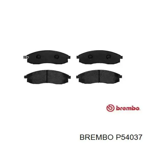 Передние тормозные колодки P54037 Brembo