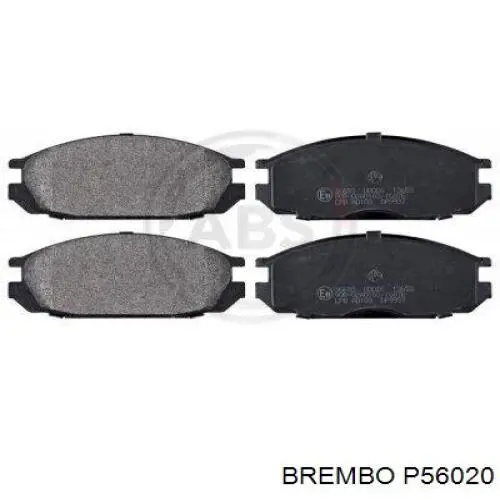 Колодки дисковые  Brembo P56020 цена, от 29.52 USD