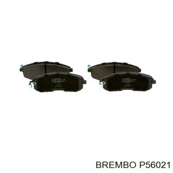 Pastillas de freno delanteras P56021 Brembo