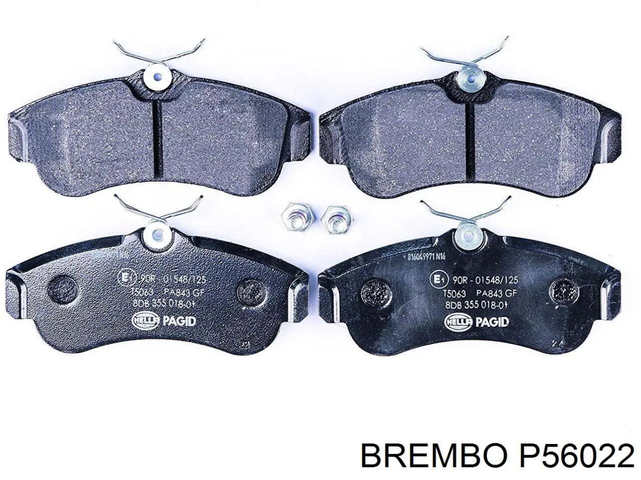 Купить P56022 Brembo Колодки тормозные
