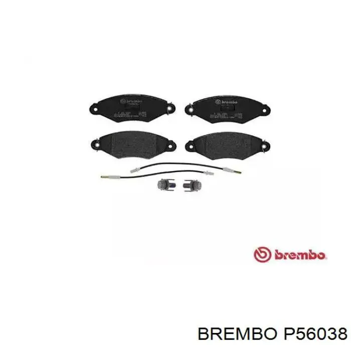 Передние тормозные колодки P56038 Brembo