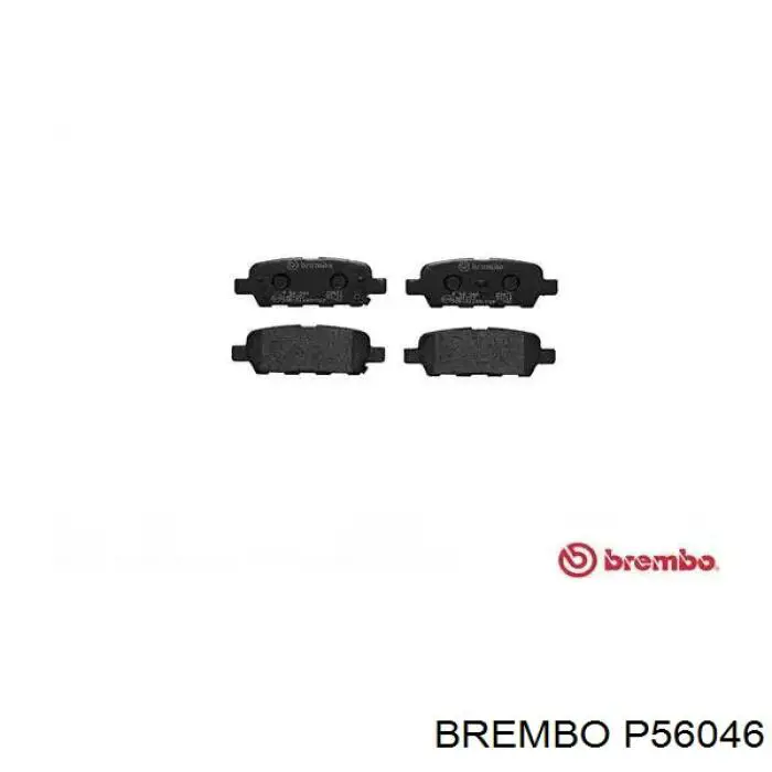 Задние тормозные колодки P56046 Brembo