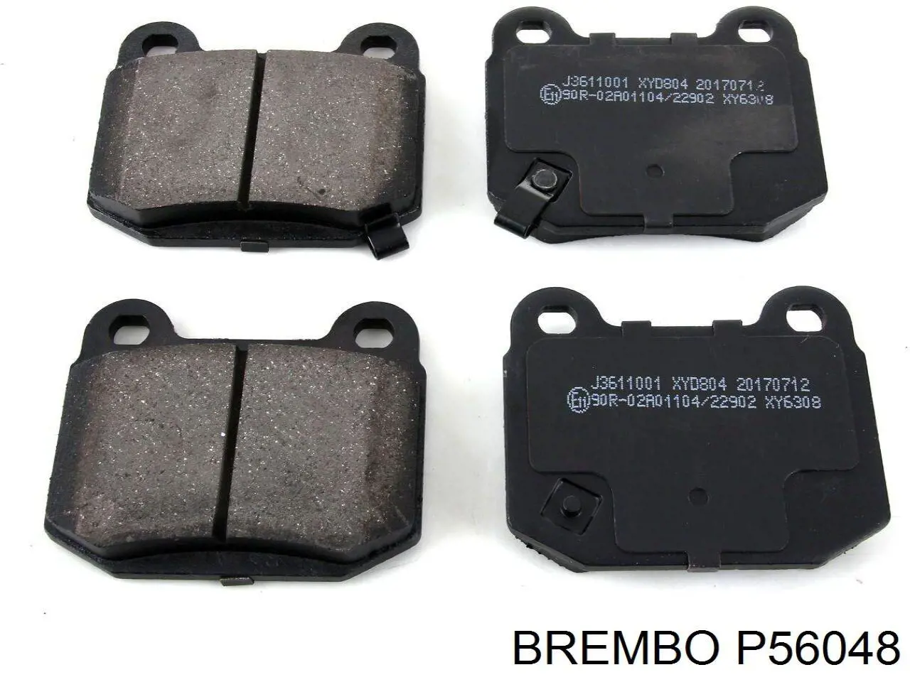 Купить P56048 Brembo Колодки тормозные задние, дисковые