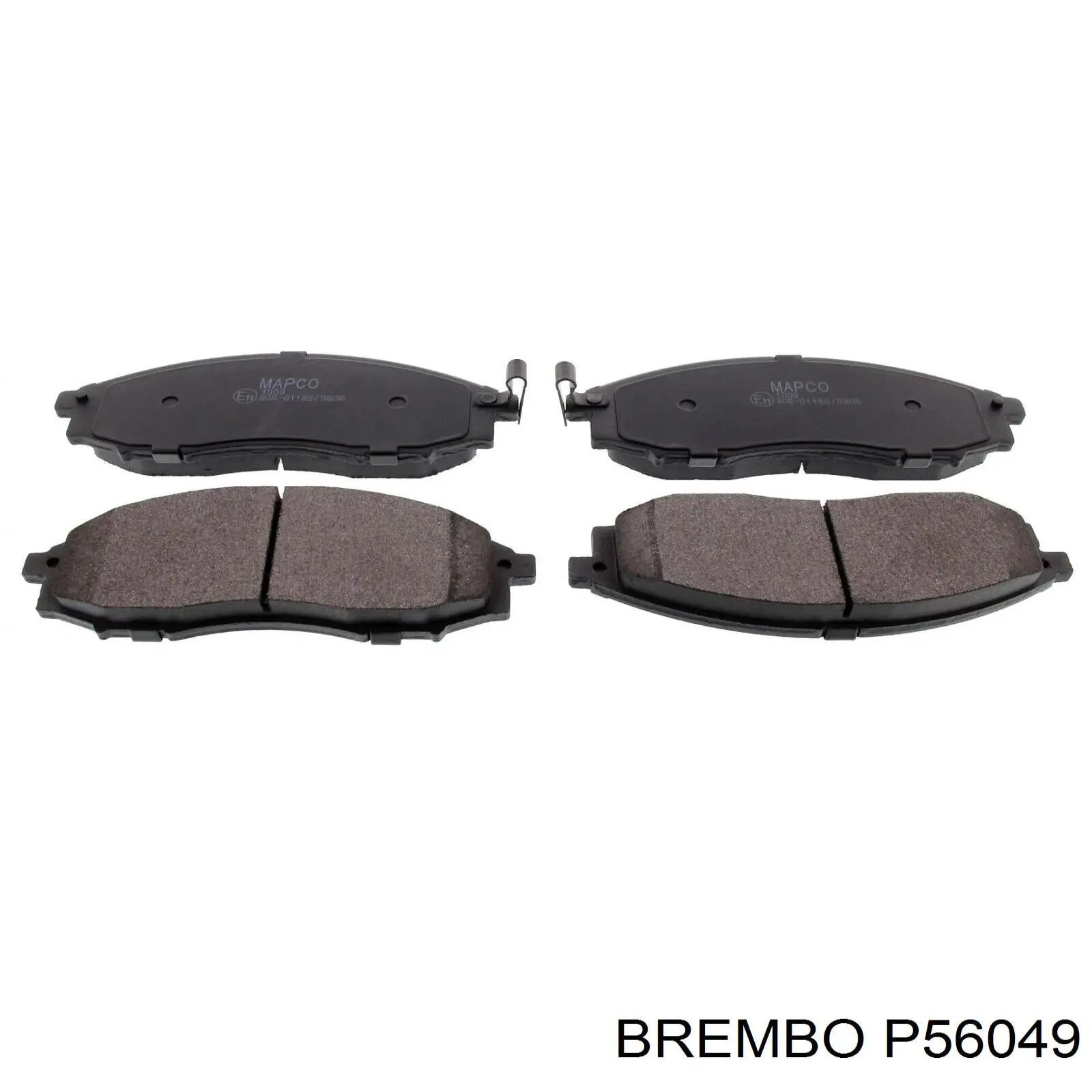 Тормозные колодки Brembo P56049
