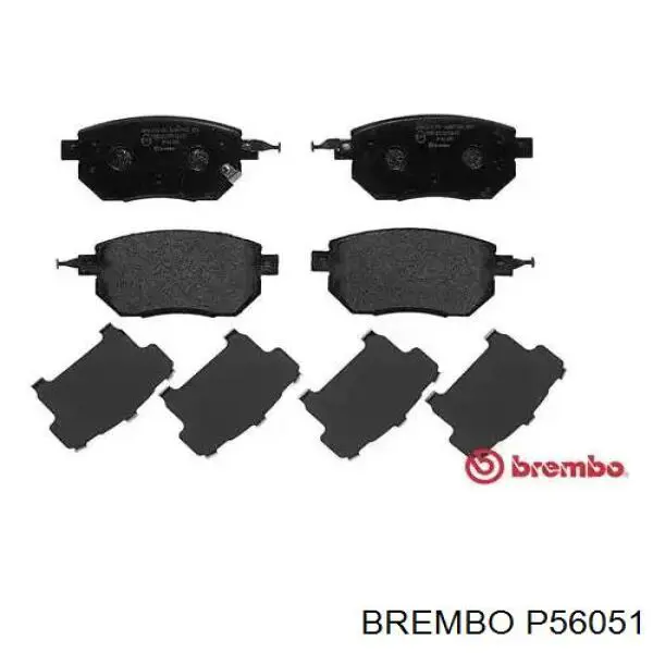 Передние тормозные колодки P56051 Brembo