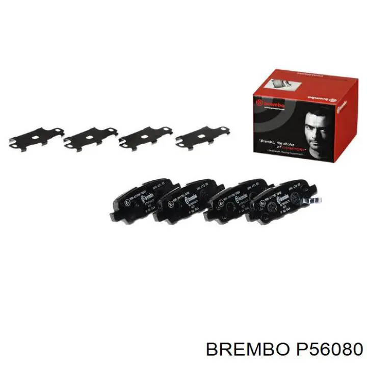 Передние тормозные колодки P56080 Brembo