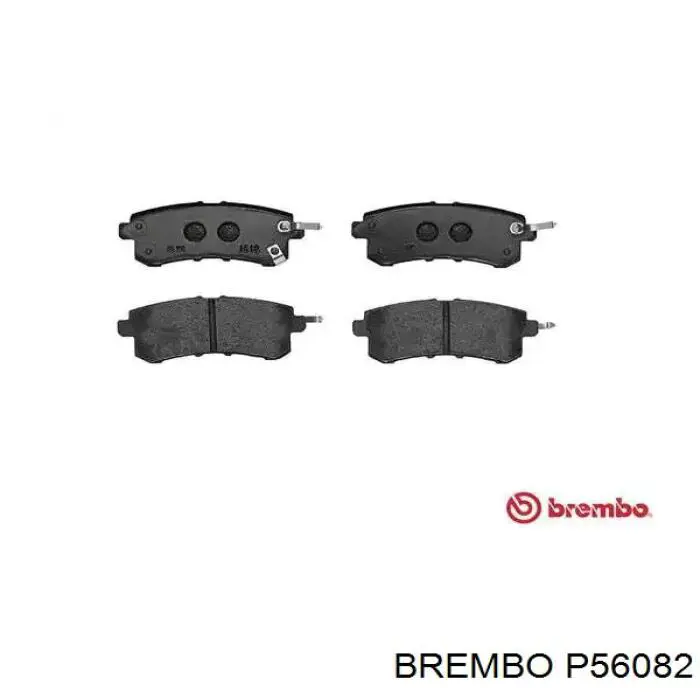 Задние тормозные колодки P56082 Brembo