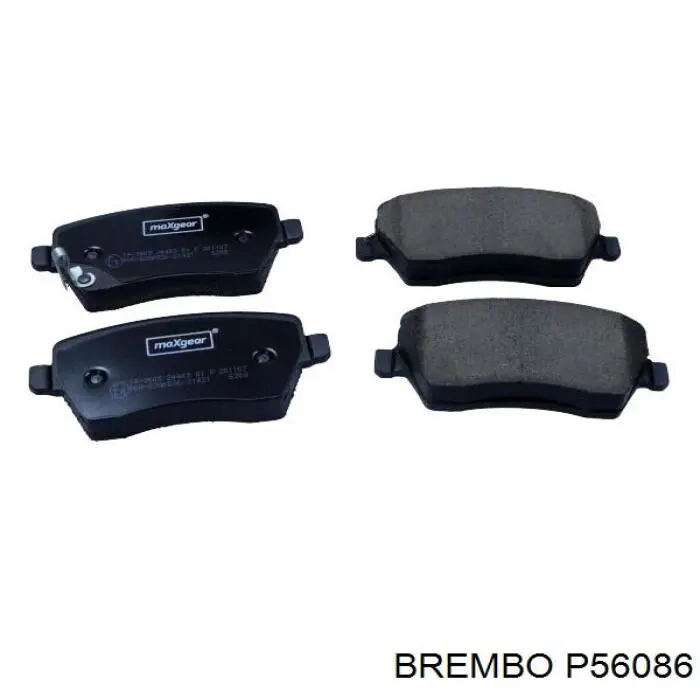 Купить P56086 Brembo Колодки тормозные