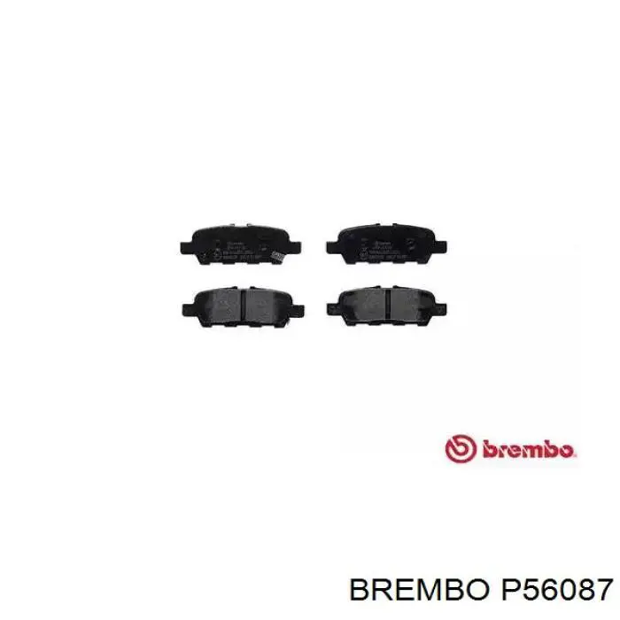 Колодки дисковые  Brembo P56087 цена, от 22.97 USD