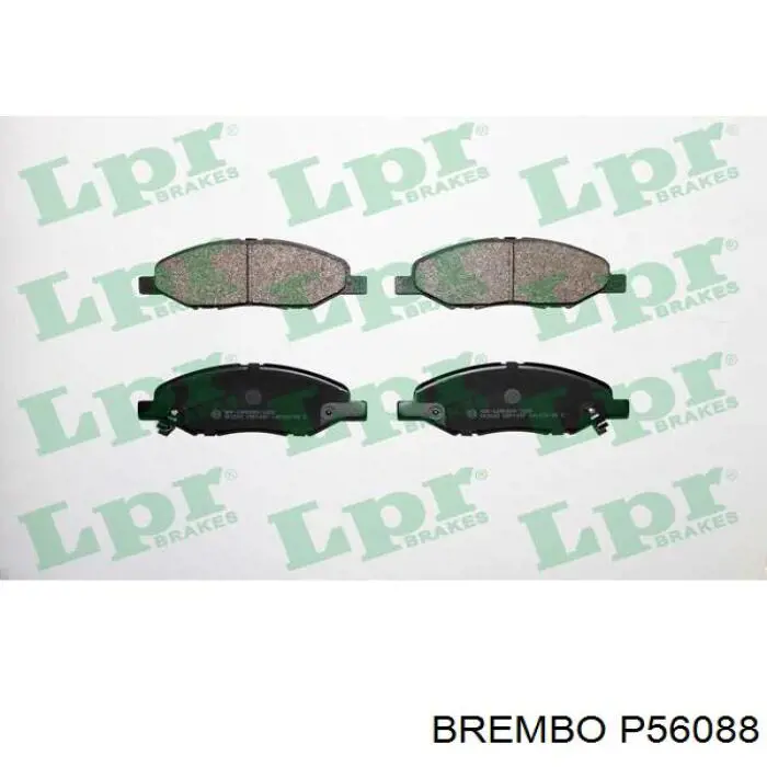 Купить P56088 Brembo Колодки тормозные