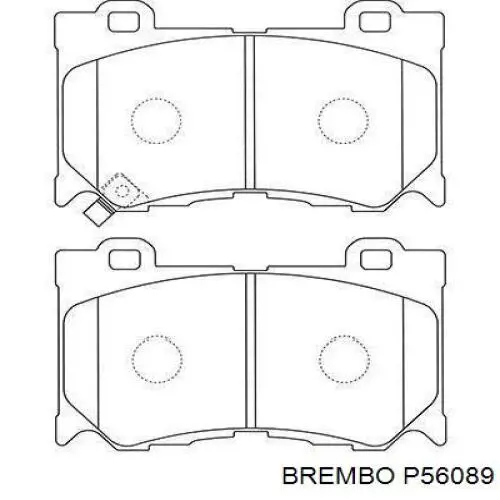 Купить P56089 Brembo Колодки тормозные