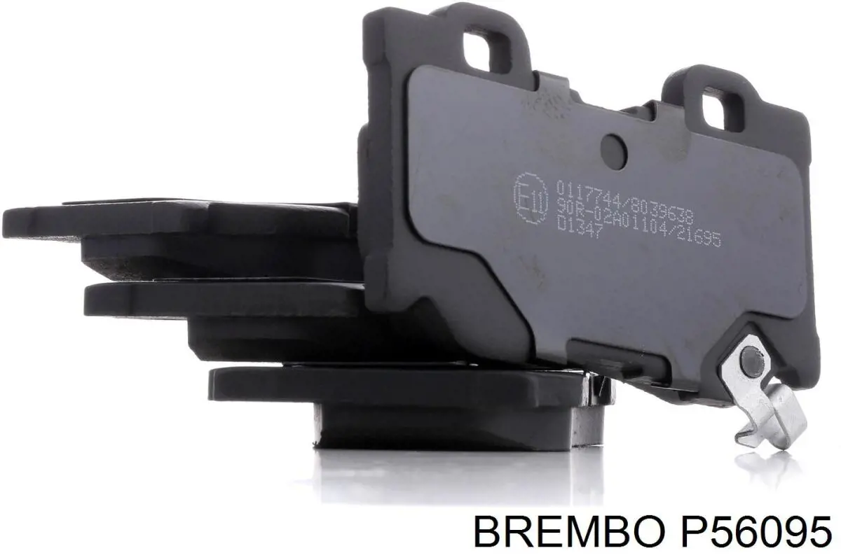 Колодки тормозные задние дисковые BREMBO P56095
