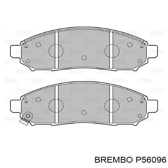 Тормозные колодки Brembo P56096