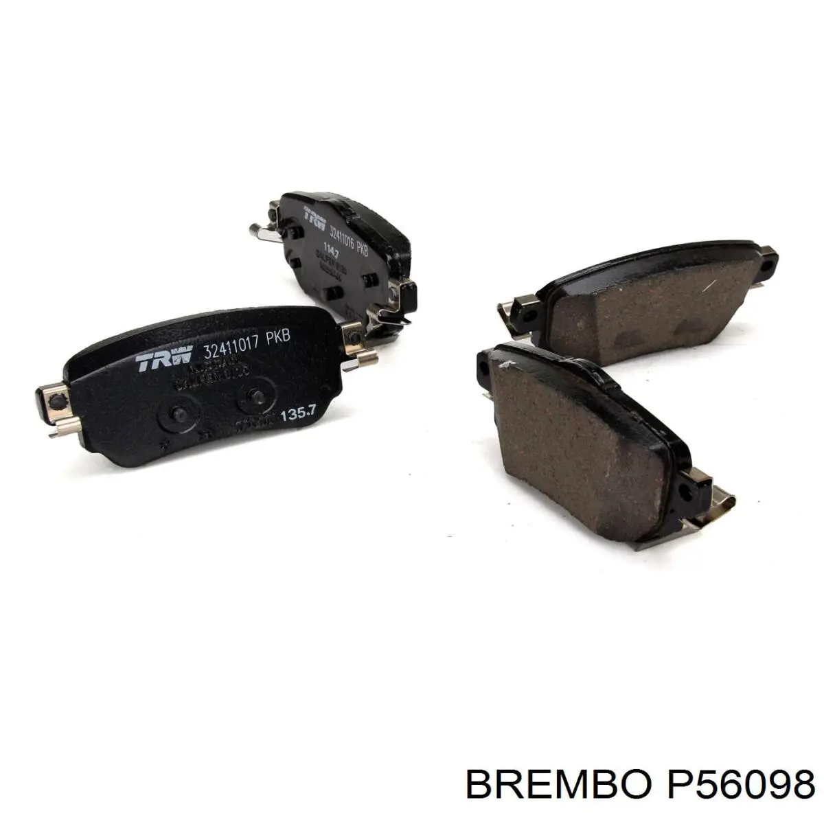 Задние тормозные колодки P56098 Brembo